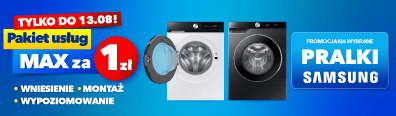 AGD - Samsung - pralki z pakietem MAX 0724 - baner główny mobi belka 396x116